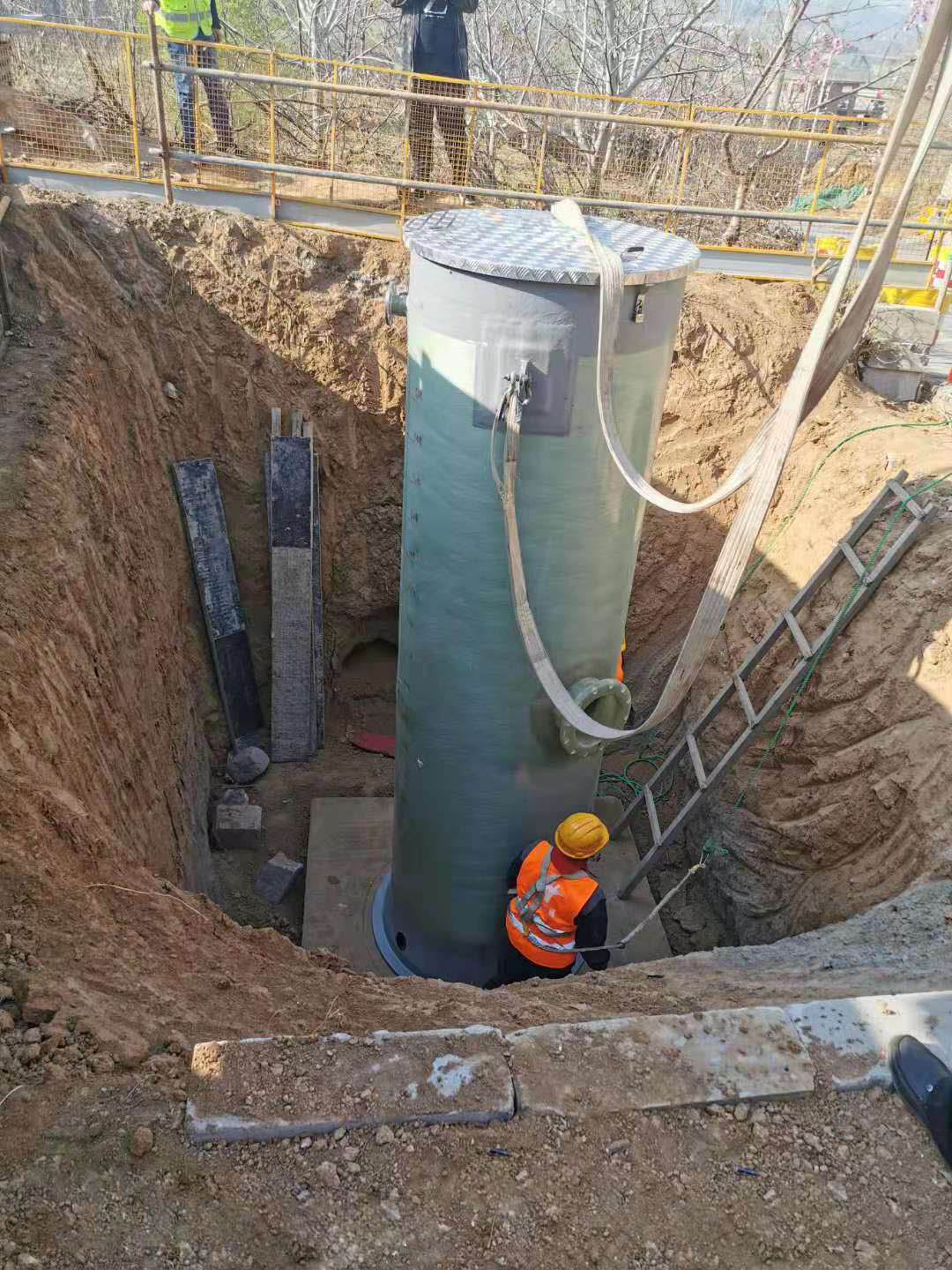 重慶濟南市農村一體化預制泵站案例